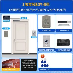 ar721讀卡機門禁器材1號套裝圖