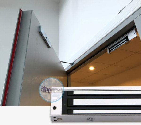 600磅明裝磁力鎖裝在門禁安全門